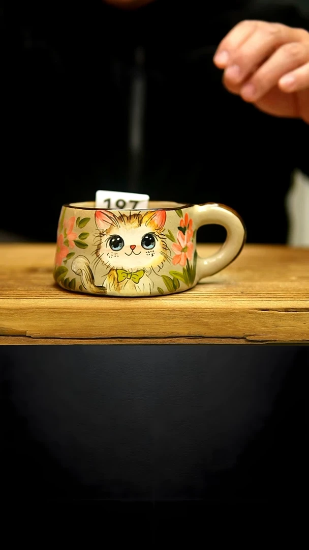 @@陶园瓷舍@@纯手工手绘@高温釉下彩