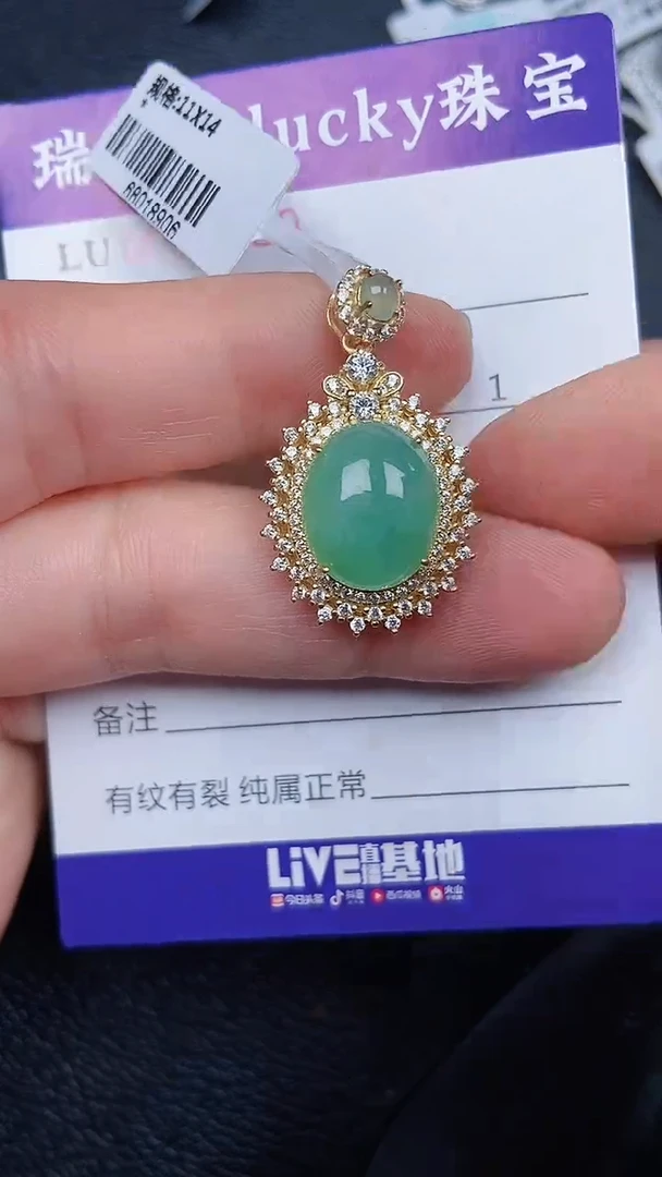 颈饰未镶嵌翡翠0223