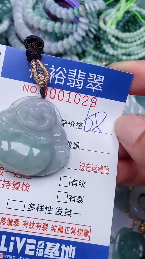 翡翠未镶嵌颈饰...0001029