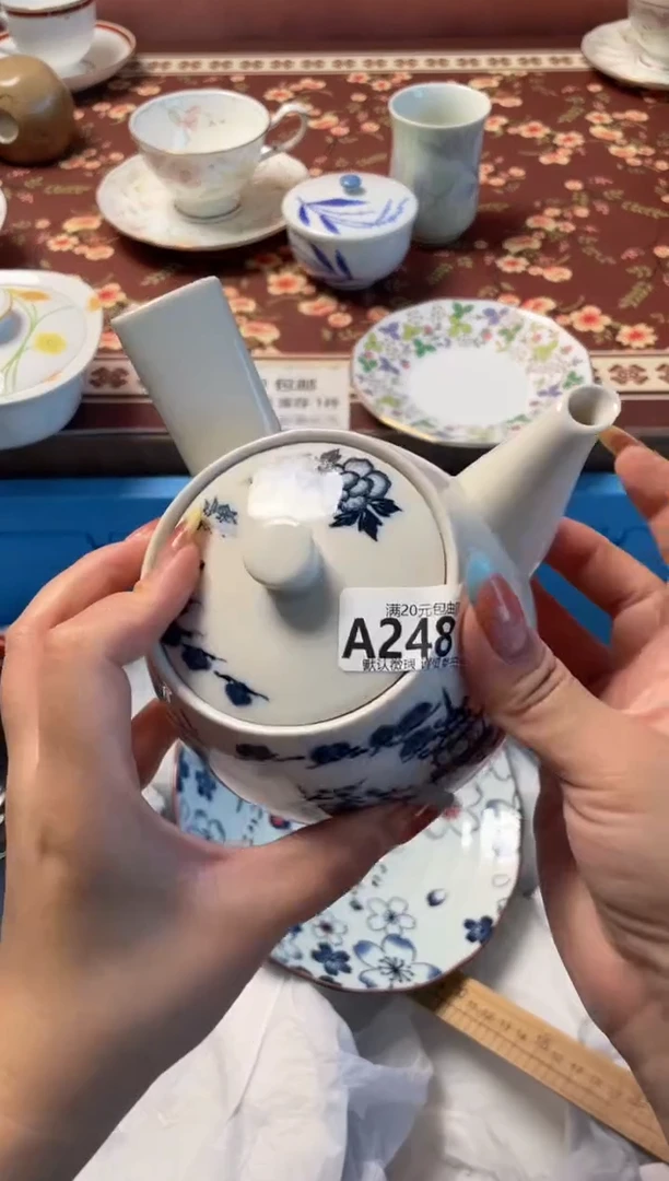 瓷片好*鱼瓷器瓷器A248