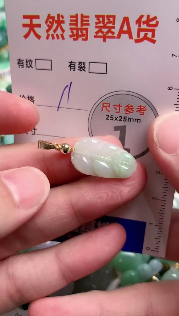 翡翠未镶嵌颈饰24000736