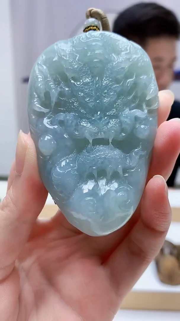 未镶嵌定制翡翠4917zm-毛货挂件70