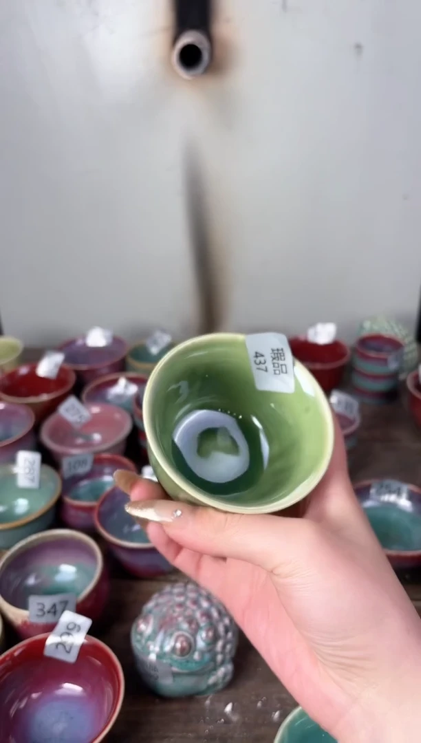 【闪购商品】摆件钧瓷手工茶器窑变