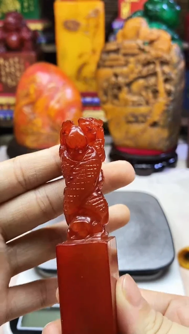 寿山石印石纯天然篆刻石料