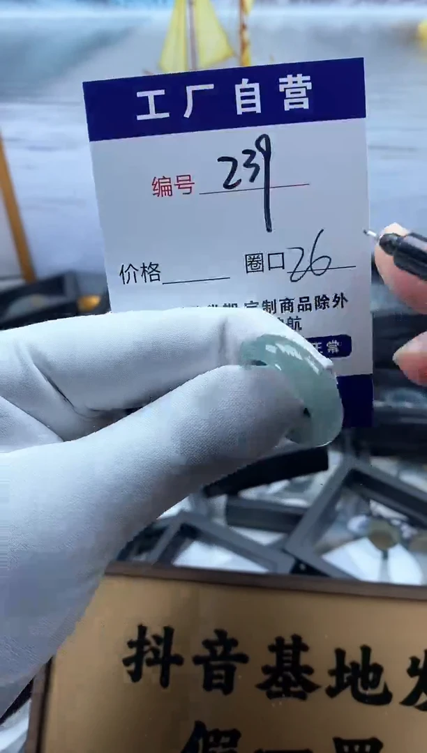 未镶嵌戒圈翡翠239