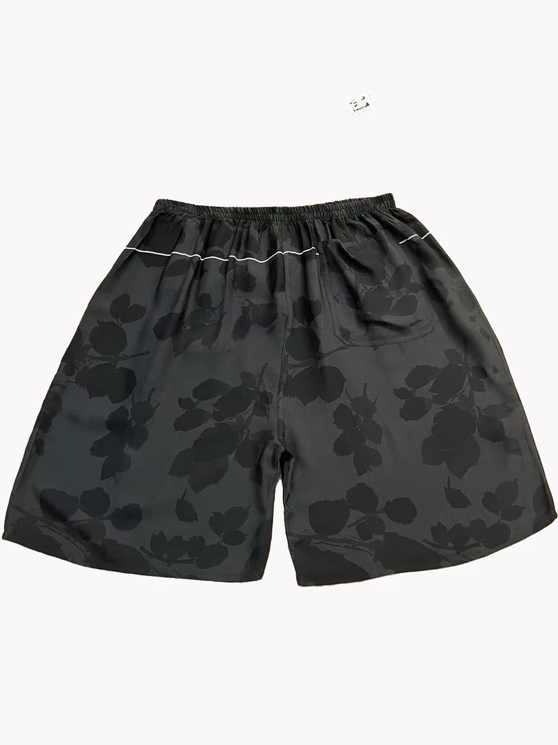 【编号C】男女同款桑蚕丝五分裤居家宽松休闲裤可外穿户外百搭