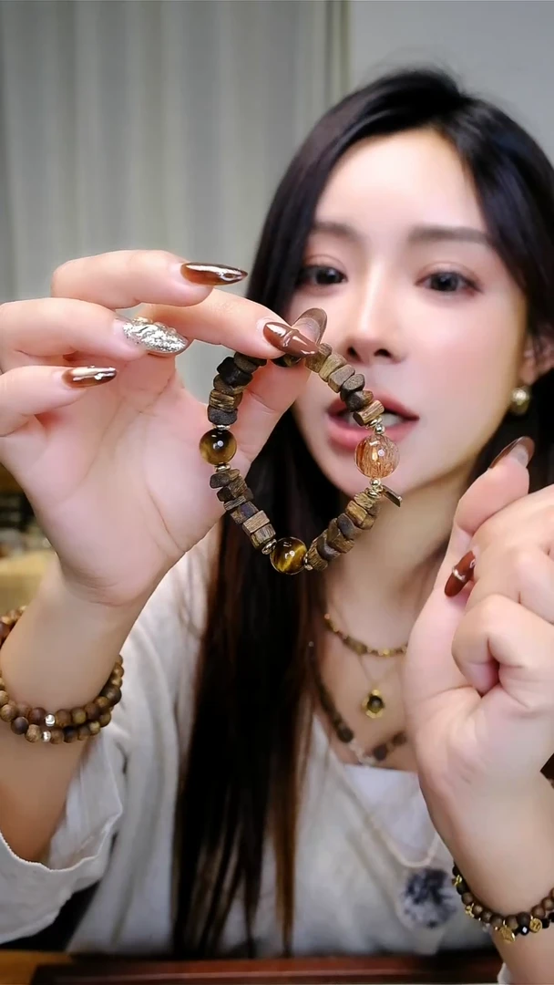 手串沉香未镶嵌海南沉香设计款96（多样性发其一）定制