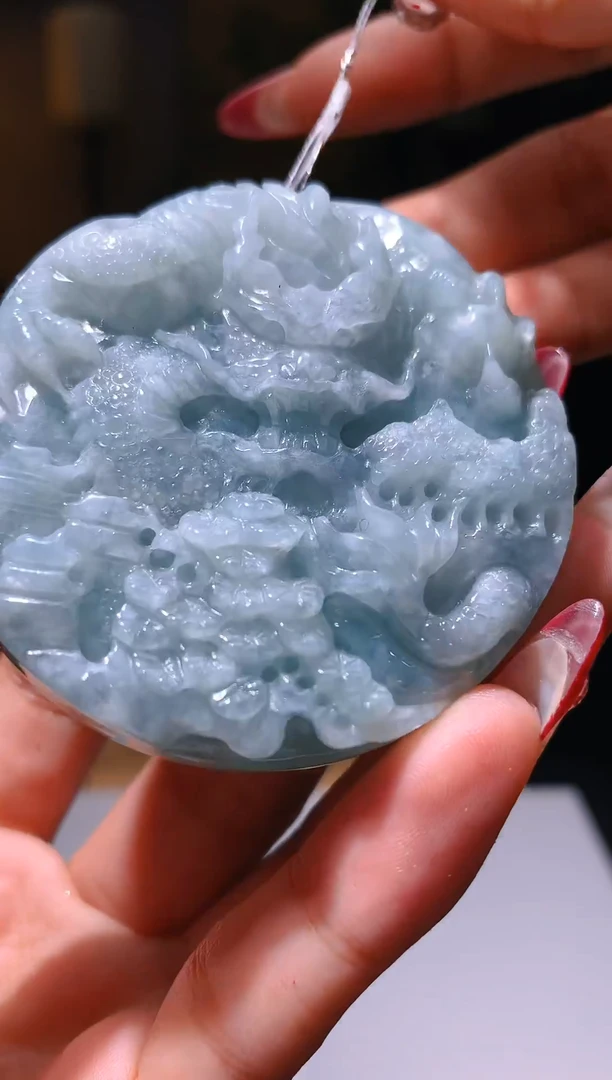 【闪购商品】定制翡翠未镶嵌L-@@QJYD12173