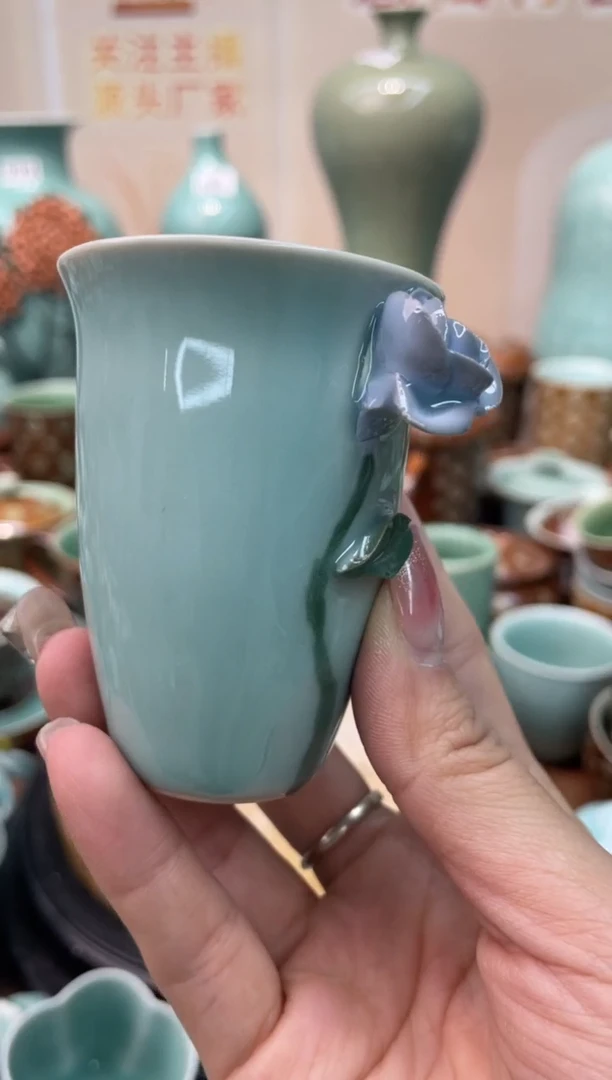 慧仙青瓷手工捏花  源头厂家特价福利