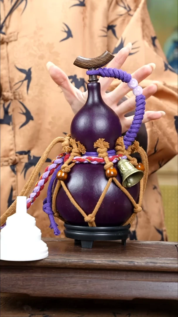 XV024网兜款大漆酒葫芦（现货现发）