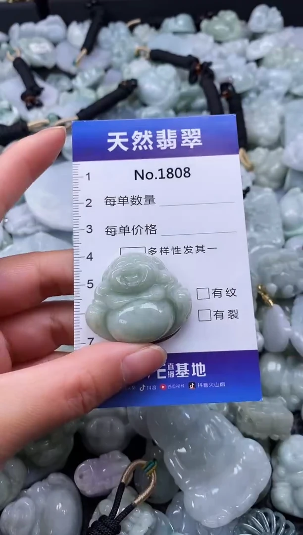 【闪购商品】翡翠颈饰未镶嵌缅甸A货翡翠1808