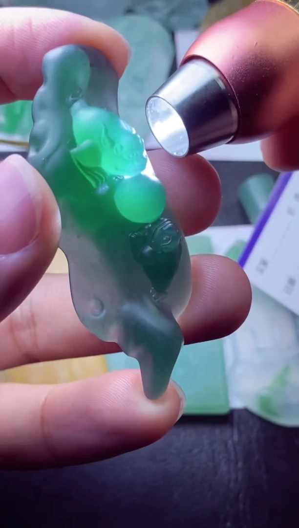 未镶嵌定制翡翠龙***爸龙哥的爸爸