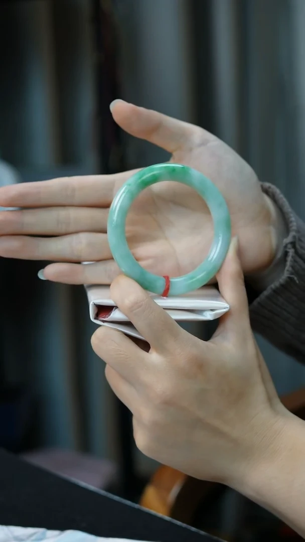 未镶嵌手镯翡翠36号-54.8圆条/MY/3