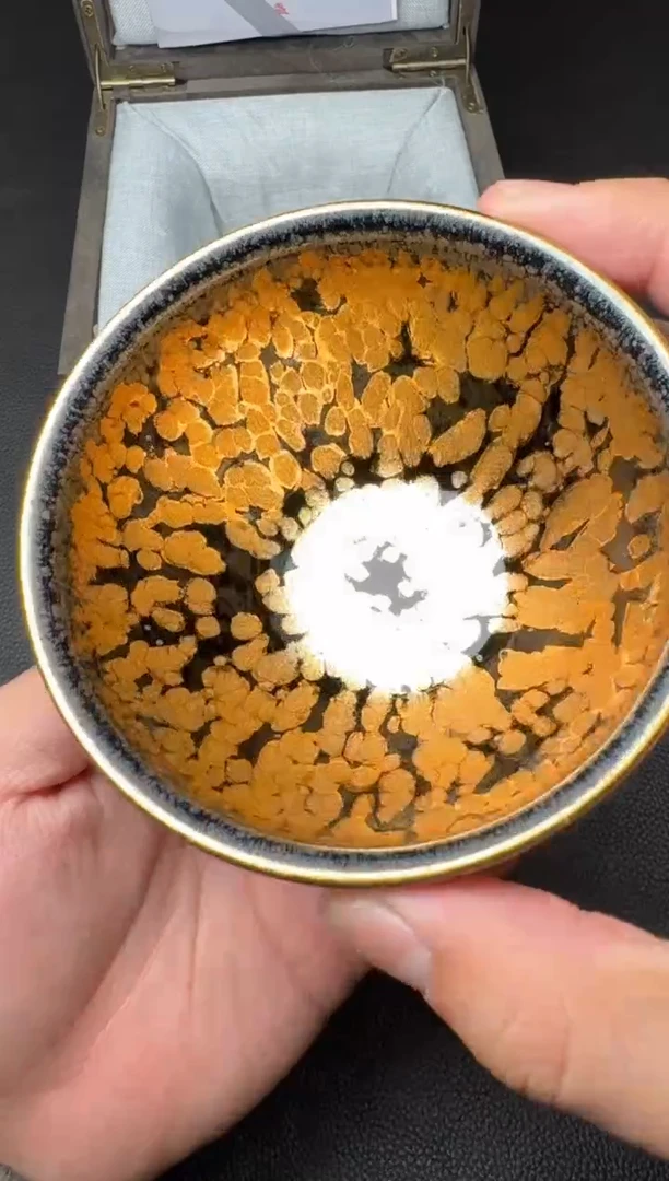 【闪购商品】茶盏建盏故事李英金油滴44