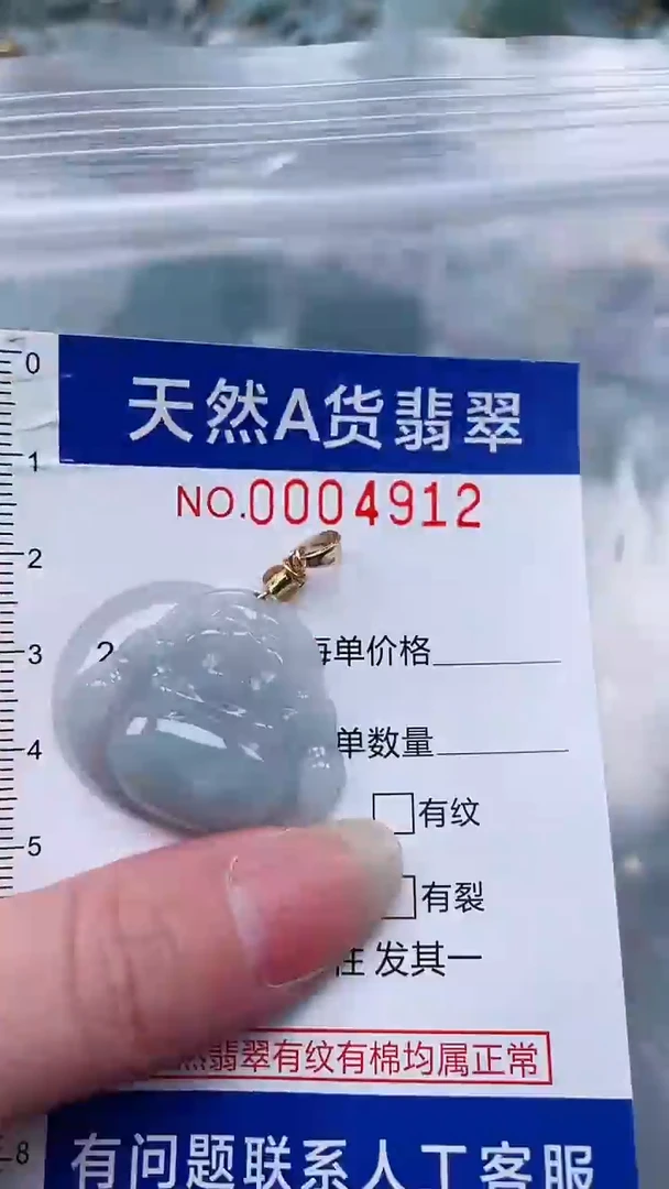 翡翠未镶嵌吊坠(不含链)1