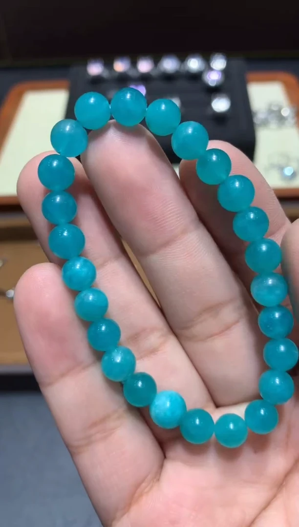 未镶嵌手链天河石Q121【多样性发其一】