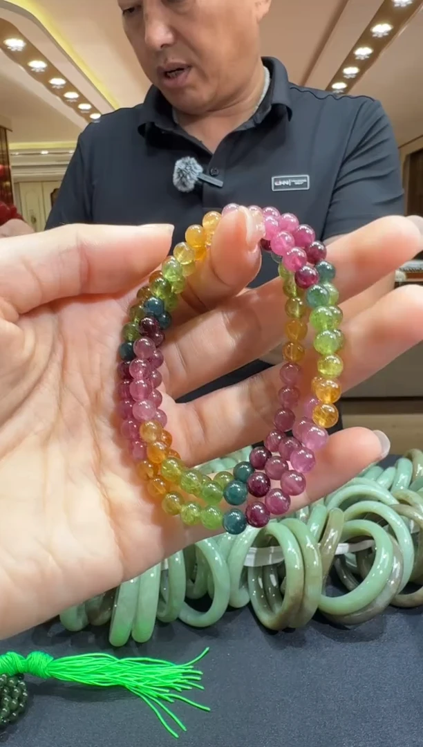 未镶嵌颈饰碧玺项链5-6（多样性发一）