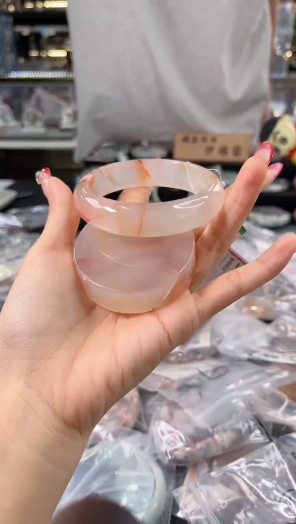 未镶嵌手镯石英质玉圈口（赠品镯心）