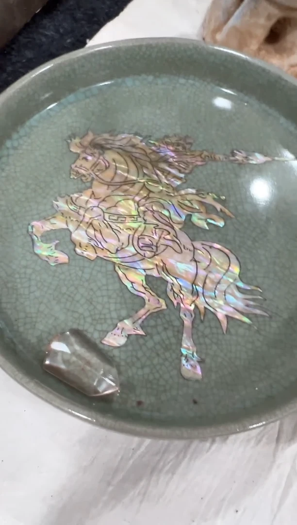瓷片手工，手绘，瓷器1