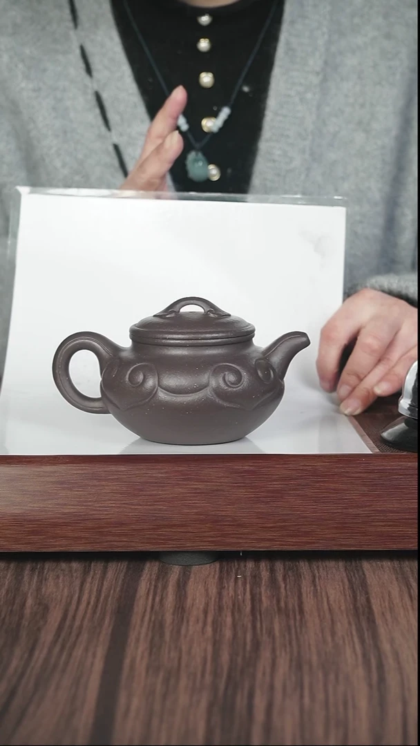 【闪购商品】紫砂茶壶xll  天青  如意仿古