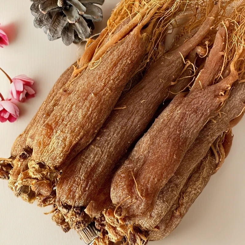 长白山红参红全须，泡水，煲汤，无糖无磺，五年老参(代打粉)