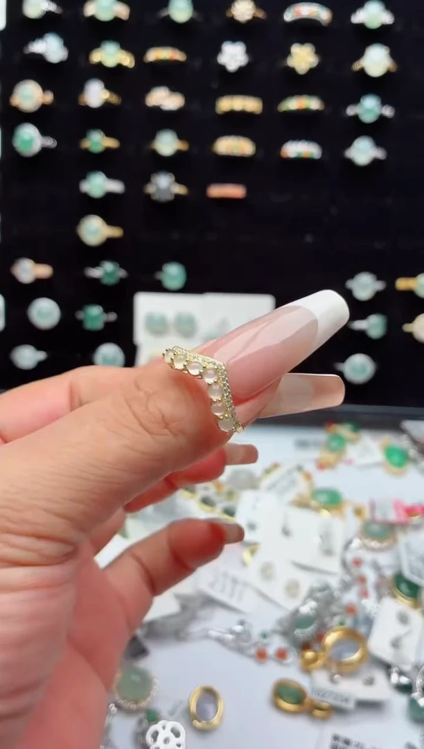 吊坠(不含链)银S925镶嵌翡翠.