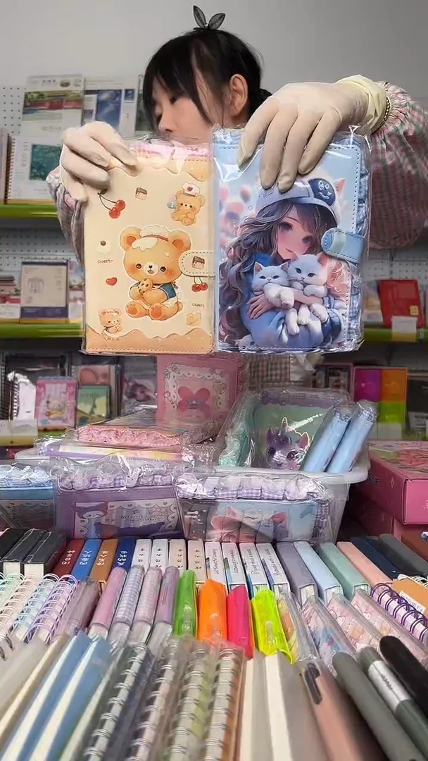 ?****?A18 混搭蕾丝磁扣本  2本