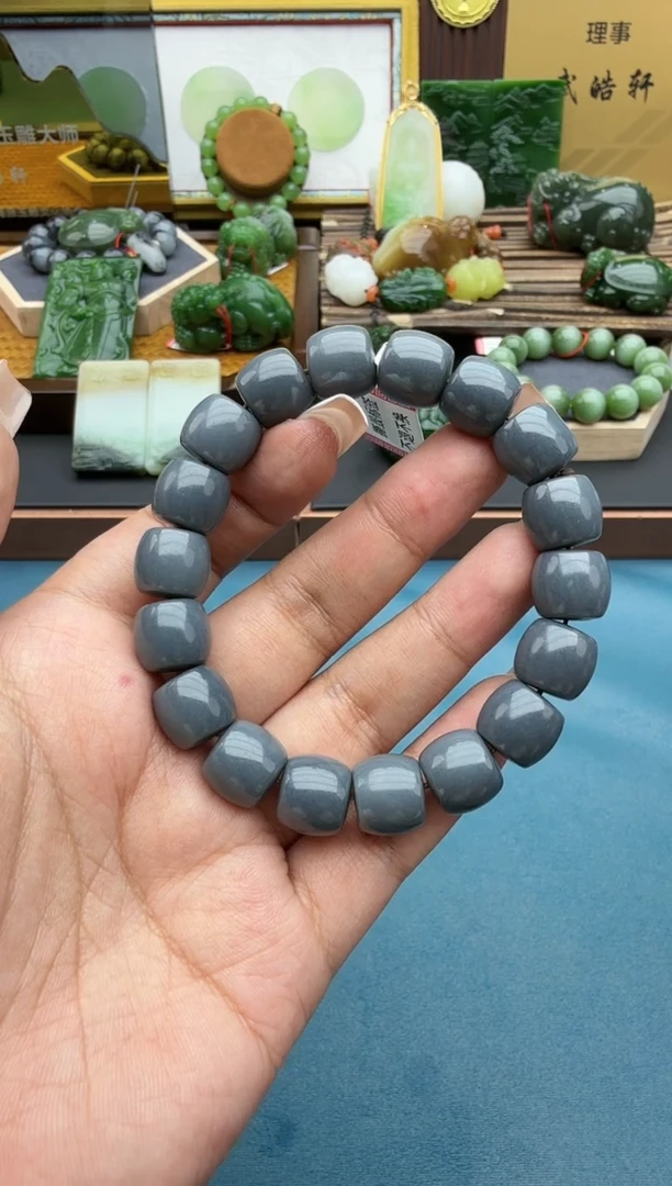 未镶嵌手串和田玉qml12