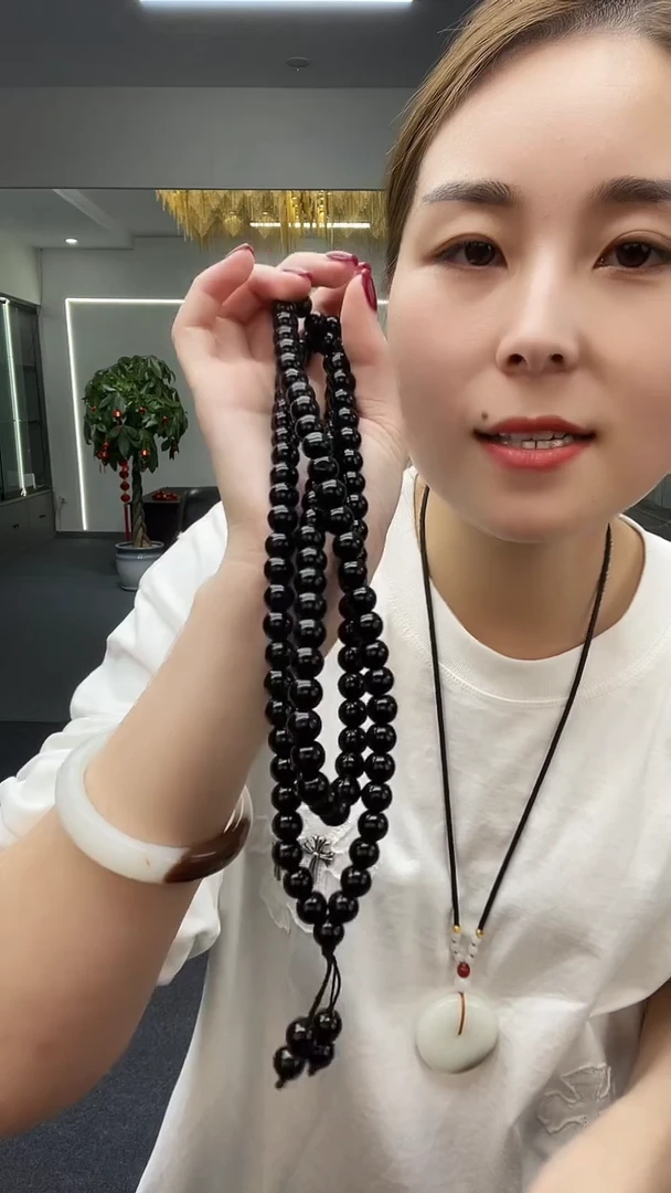 黑色108珠链多样性发货一件