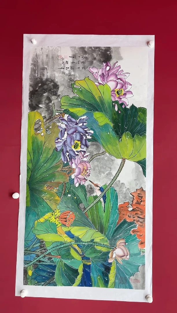 【闪购商品】国画吴-荣宝原作山水/无框/W带荣宝书