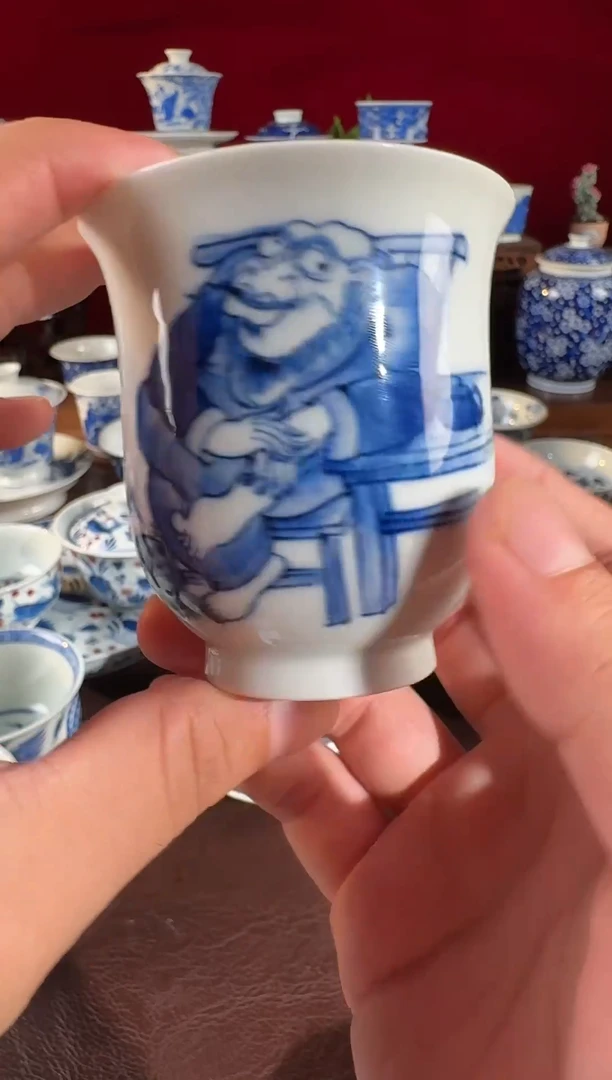 不二说瓷纯手绘杯-054