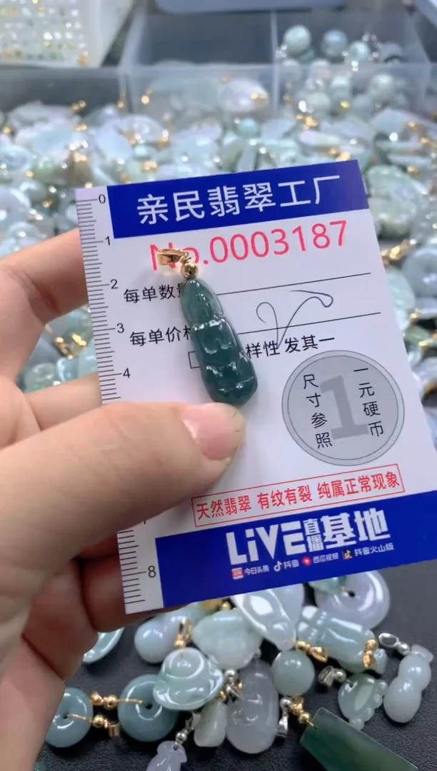 颈饰未镶嵌翡翠3187