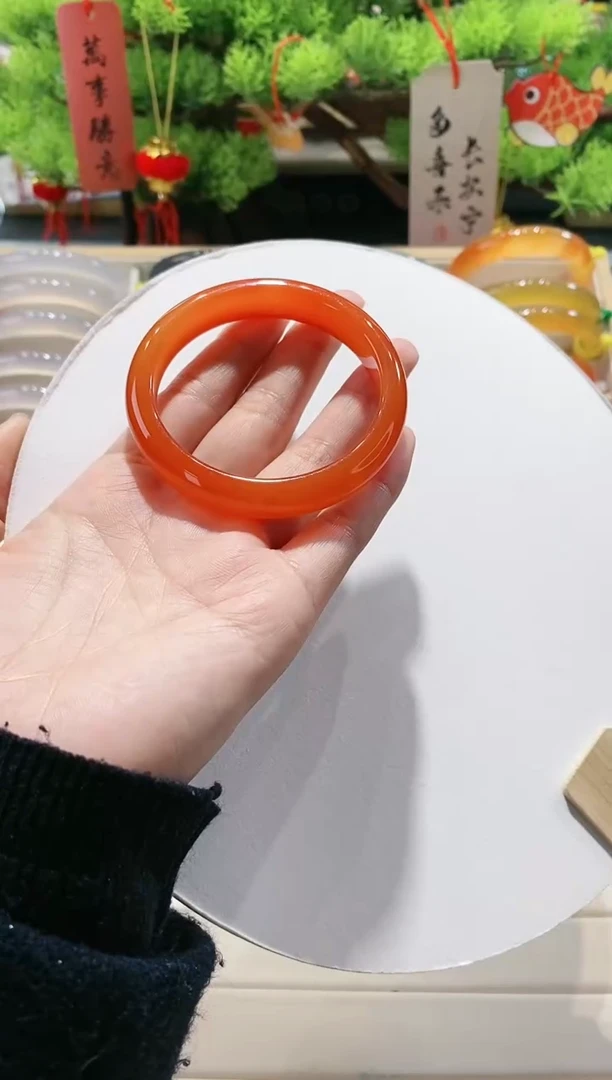 【闪购商品】玛瑙/玉髓手镯未镶嵌51-55