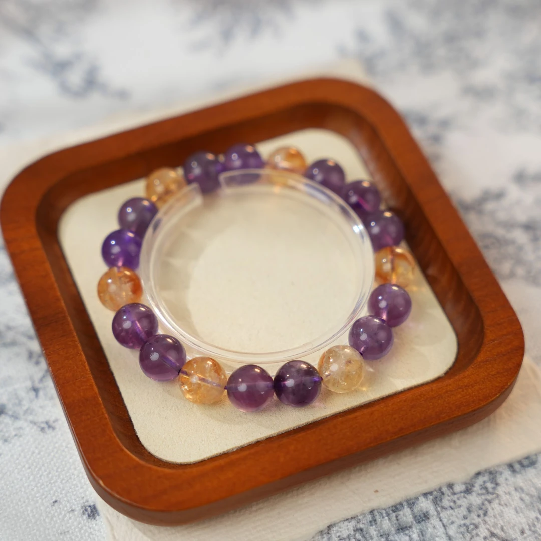 【紫微垣-麦玲玲设计】天然水晶手串发财以及升升人缘多样性发一