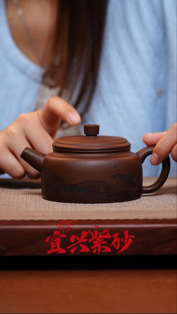 茶壶紫砂宜兴紫砂10号