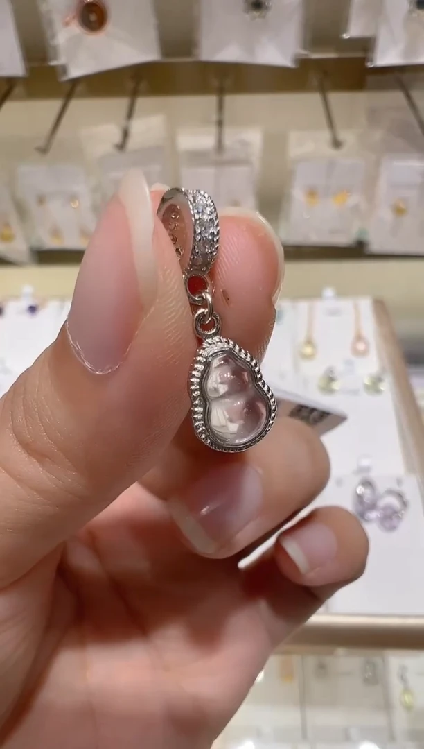 银S925镶嵌颈饰水晶@@WSK2134FJ-Y