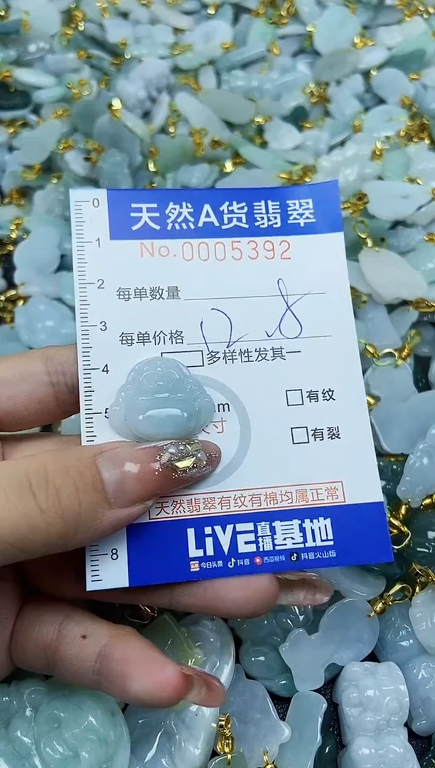 翡翠未镶嵌颈饰天然A货翡翠