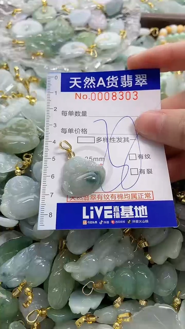 颈饰未镶嵌翡翠纯天然a货翡翠