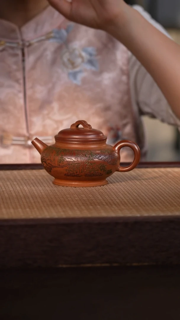 茶壶紫砂芒果泥柴烧 230cc