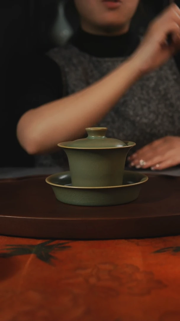 杯子柴烧  大马蹄 汝州原产地原矿仿古老釉