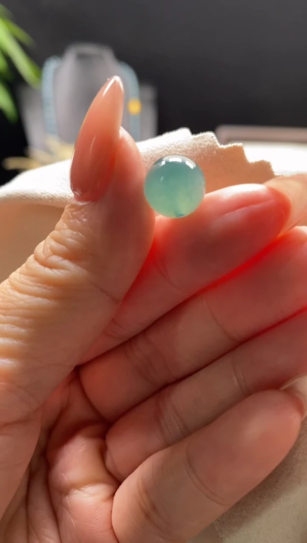 未镶嵌手链翡翠散珠卡10MM圆珠
