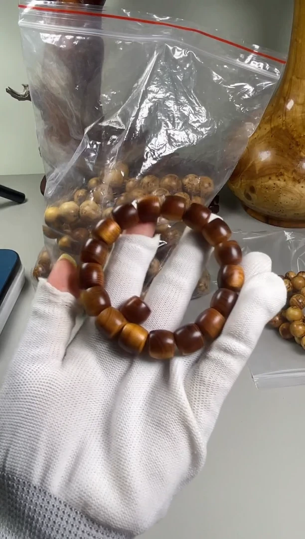 柏木太行崖柏黑骨料直切手串