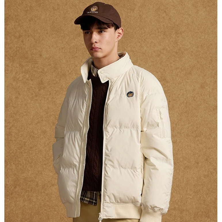 Teenie Weenie小熊男装休闲风新款冬季外套多彩羽绒服TNJD25DC27R