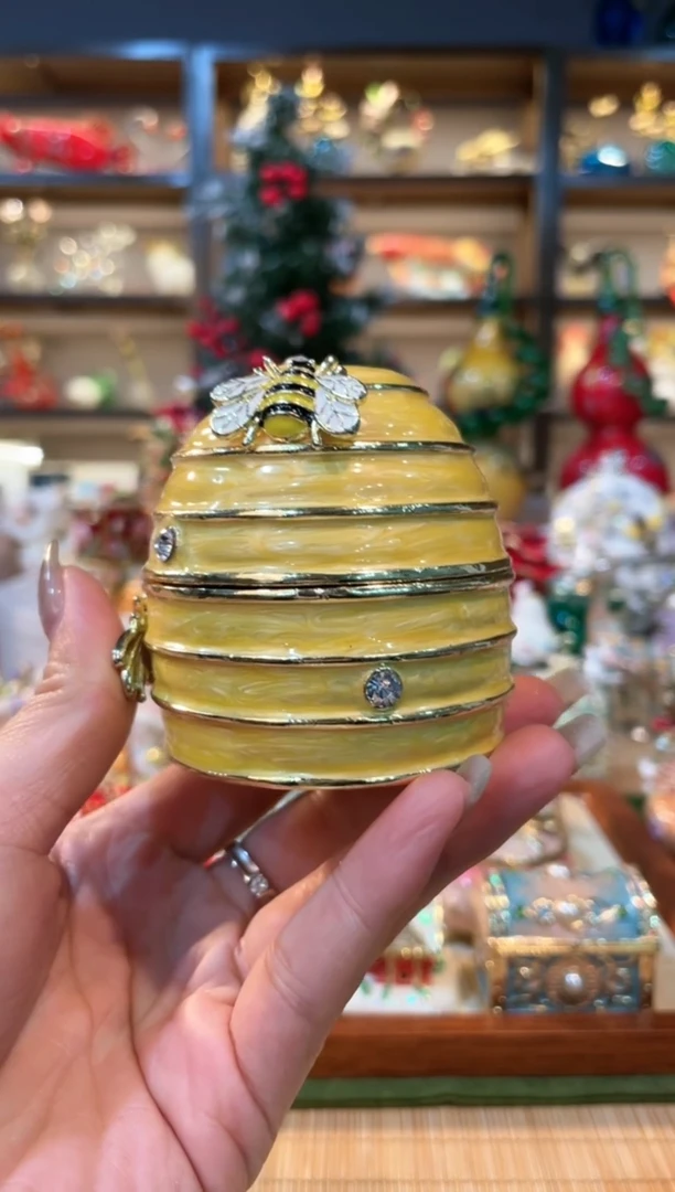 【闪购商品】精致珐琅彩首饰盒