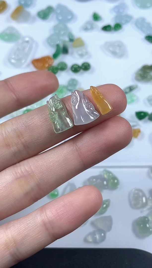 未镶嵌裸石翡翠缅甸天然翡翠