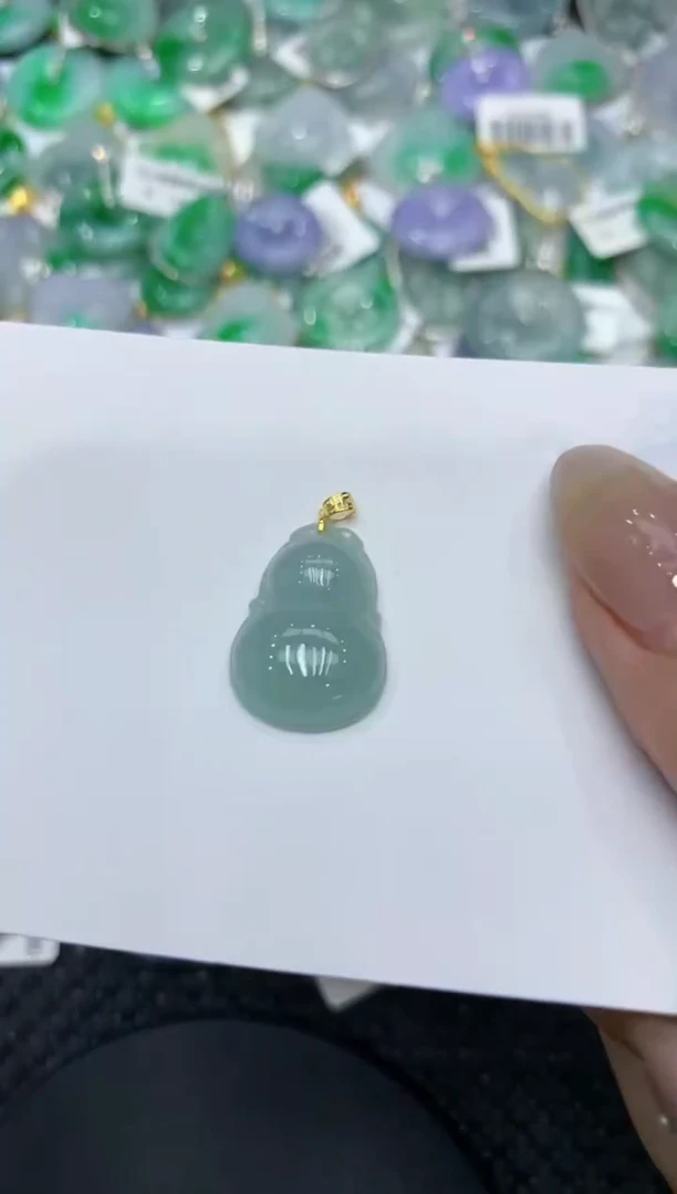 【闪购商品】翡翠颈饰18K金镶嵌222222222