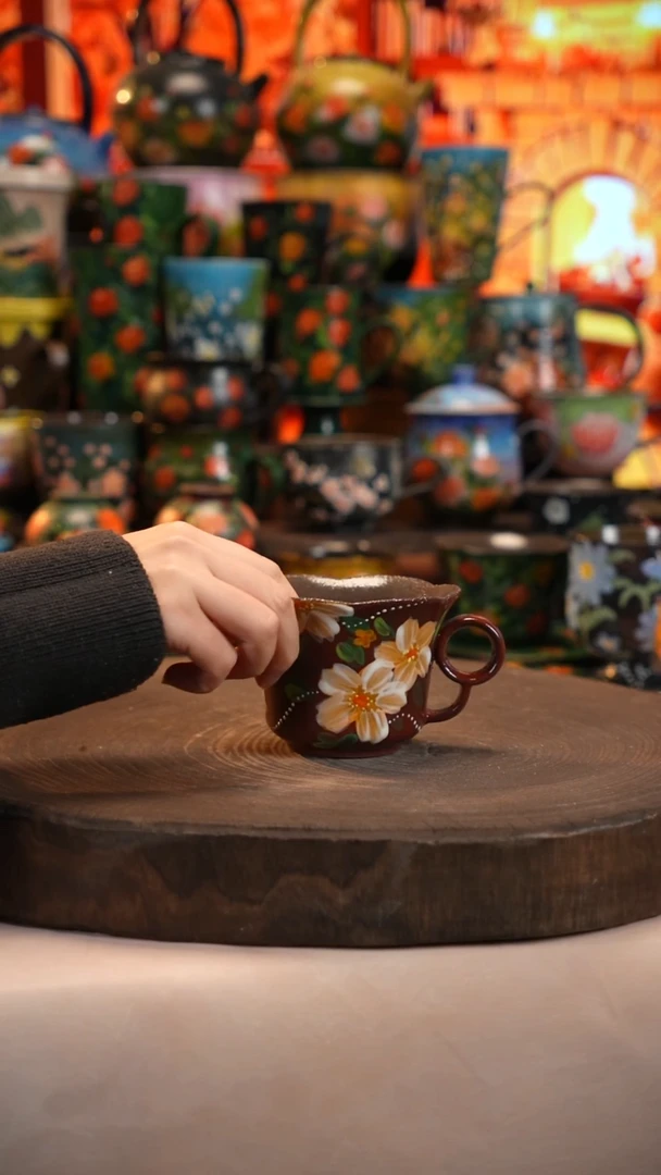 油画   釉下彩   杯子