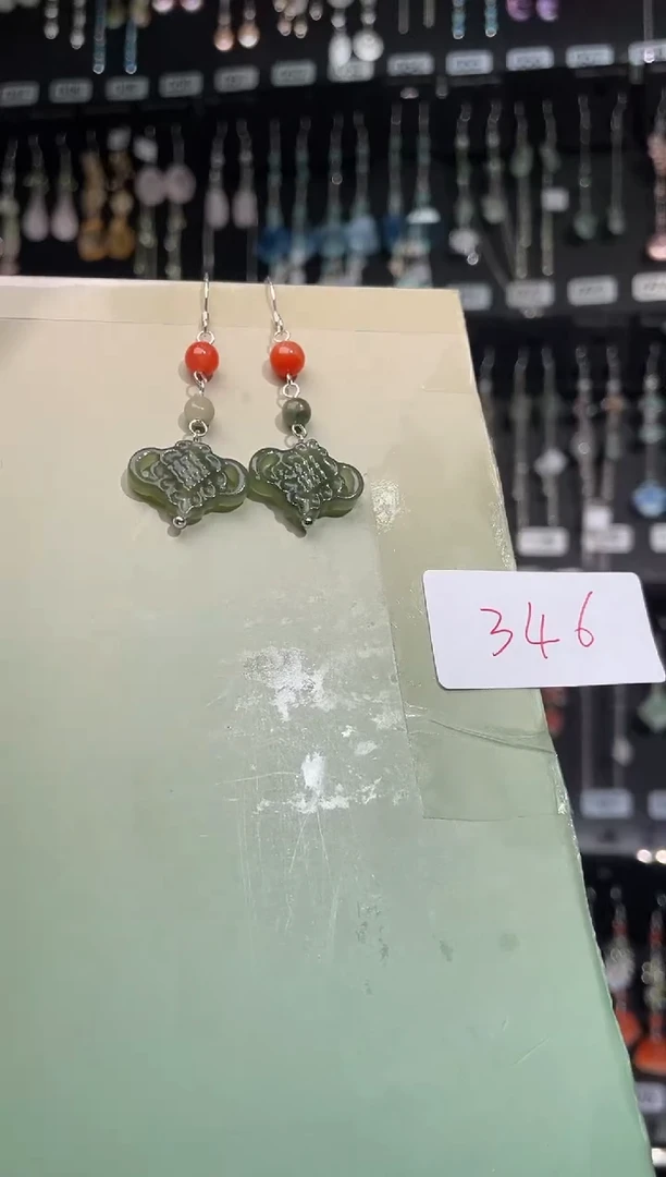 【闪购商品】紫晶耳饰银S925镶嵌喜欢拍