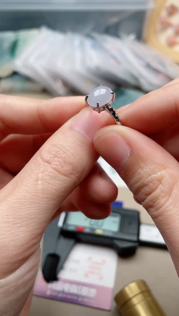 【闪购商品】翡翠戒指银S925镶嵌1000000031