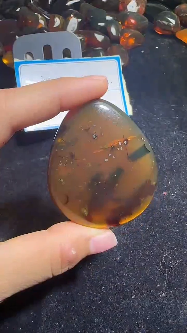 琥珀颈饰未镶嵌23